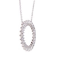Collier Golay Femme LADY D in Or blanc Diamante 1.19 Ct PDG014DI 1.19 G SI - PDG014DI 1.19 G SI